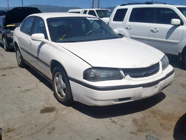 2G1WF52E049431876 - 2004 CHEVROLET IMPALA WHITE photo 1