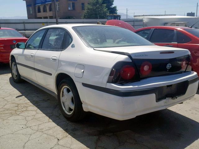 2G1WF52E049431876 - 2004 CHEVROLET IMPALA WHITE photo 3