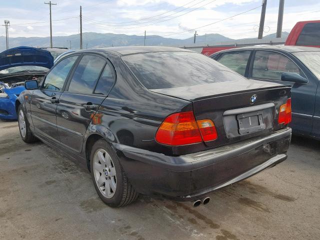 WBAEU33433PH89377 - 2003 BMW 325 XI BLACK photo 3