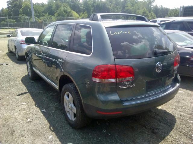 WVGBG77L55D016736 - 2005 VOLKSWAGEN TOUAREG 3. GREEN photo 3