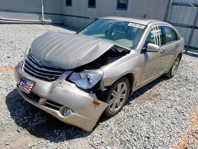 1C3LC66M88N130502 - 2008 CHRYSLER SEBRING LI TAN photo 2