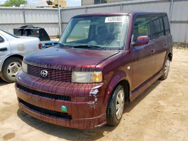 JTLKT334X54005842 - 2005 TOYOTA SCION XB 栗色 照片 2