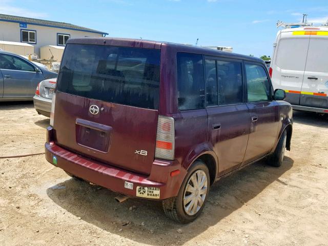 JTLKT334X54005842 - 2005 TOYOTA SCION XB 栗色 照片 4