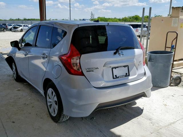 3N1CE2CP9HL367421 - 2017 NISSAN VERSA NOTE SILVER photo 3