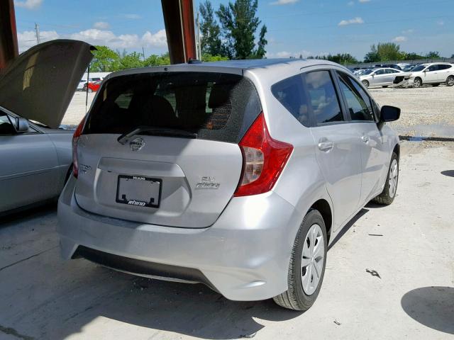 3N1CE2CP9HL367421 - 2017 NISSAN VERSA NOTE SILVER photo 4