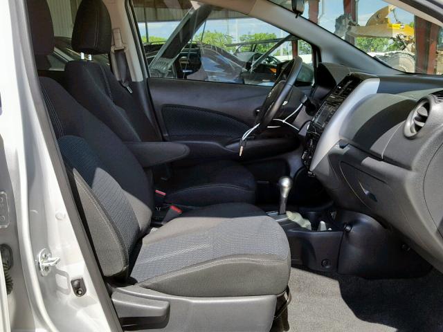 3N1CE2CP9HL367421 - 2017 NISSAN VERSA NOTE SILVER photo 5