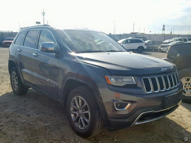 1C4RJFBM2EC376244 - 2014 JEEP GRAND CHER GRAY photo 1