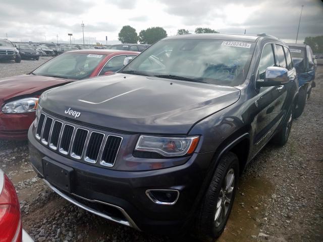 1C4RJFBM2EC376244 - 2014 JEEP GRAND CHER GRAY photo 2