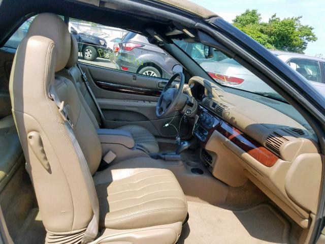 1C3EL55RX2N328361 - 2002 CHRYSLER SEBRING LX TAN photo 5