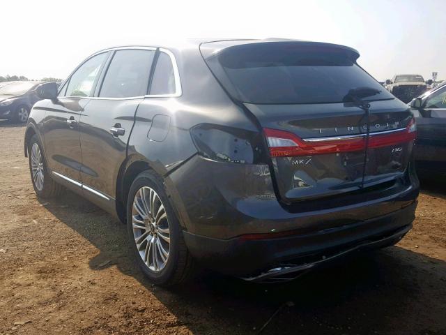 2LMPJ8LR1JBL41704 - 2018 LINCOLN MKX RESERV GRAY photo 3