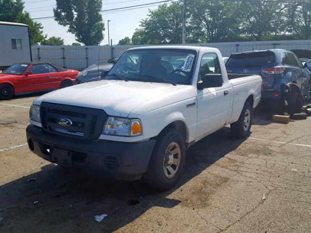 1FTYR10DX8PA83859 - 2008 FORD RANGER WHITE photo 2