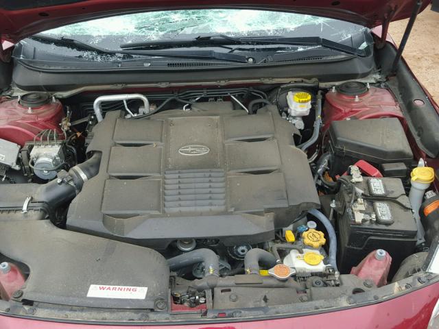 4S4BSEKC2H3278265 - 2017 SUBARU OUTBACK 3. RED photo 7