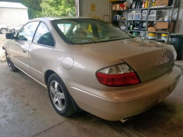 19UYA42473A004974 - 2003 ACURA 3.2CL GOLD photo 3