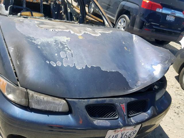 1G2WR521X2F113879 - 2002 PONTIAC GRAND PRIX BLUE photo 7