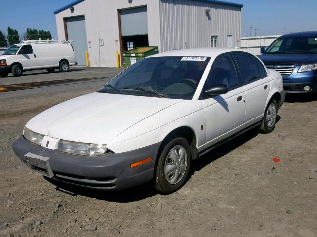 1G8ZH5280XZ264352 - 1999 SATURN SL1 WHITE photo 2