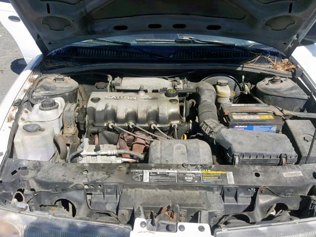 1G8ZH5280XZ264352 - 1999 SATURN SL1 WHITE photo 7