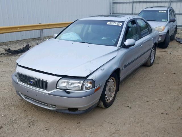 YV1TS94D4Y1071730 - 2000 VOLVO S80 SILVER photo 2