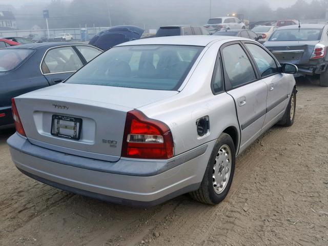 YV1TS94D4Y1071730 - 2000 VOLVO S80 SILVER photo 4