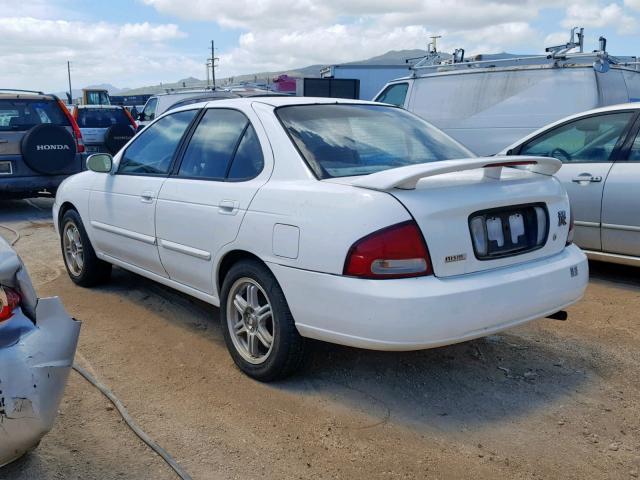 3N1CB51A82L551040 - 2002 NISSAN SENTRA GXE WHITE photo 3