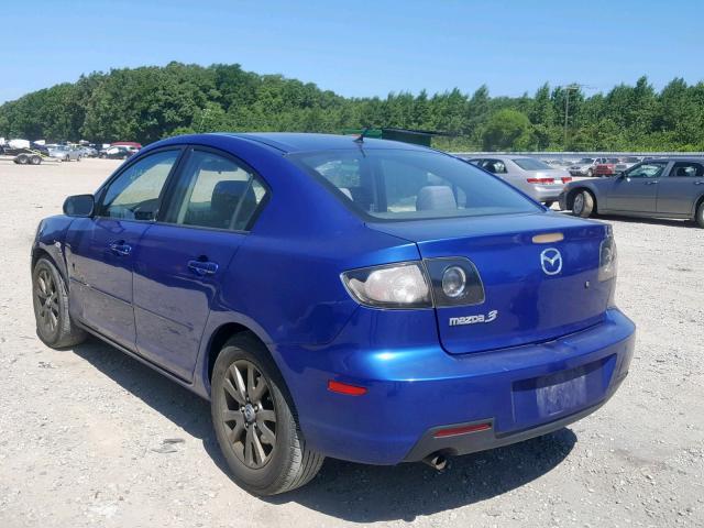 JM1BK123871699432 - 2007 MAZDA 3 S BLUE photo 3