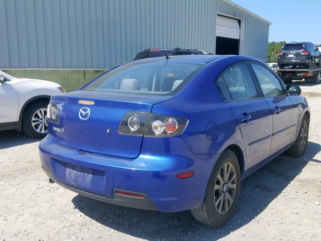 JM1BK123871699432 - 2007 MAZDA 3 S BLUE photo 4