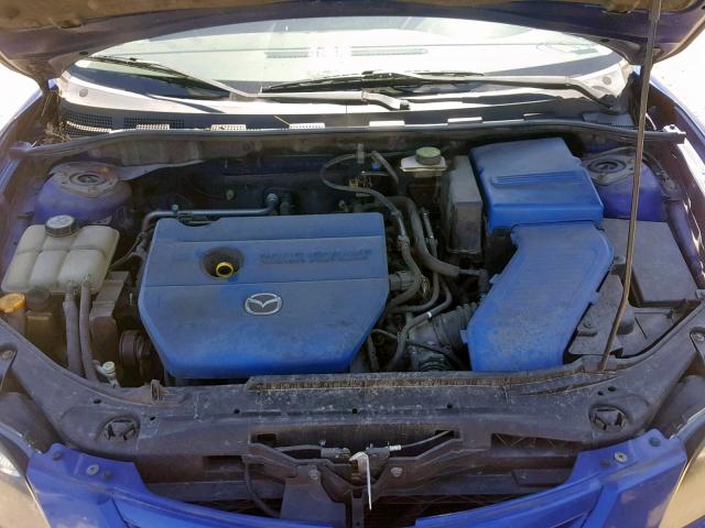 JM1BK123871699432 - 2007 MAZDA 3 S BLUE photo 7