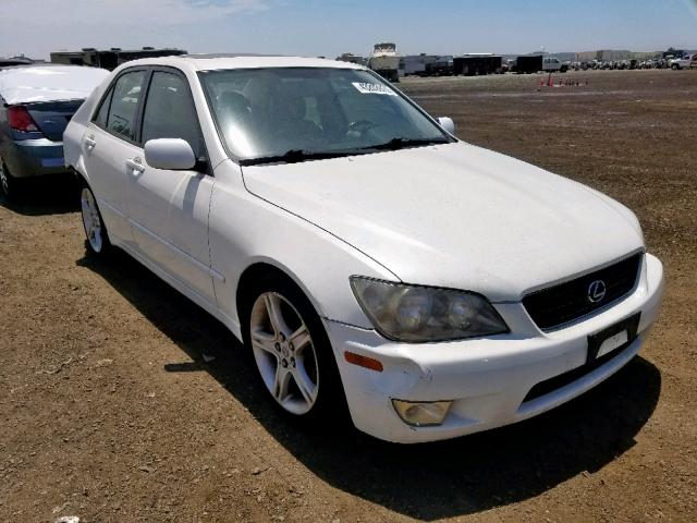 JTHBD192820041856 - 2002 LEXUS IS 300 WHITE photo 1