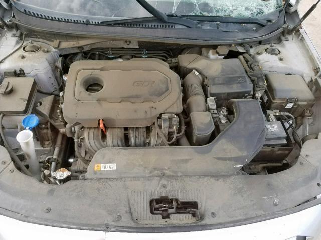 5NPE24AF2FH012883 - 2015 HYUNDAI SONATA SE SILVER photo 7