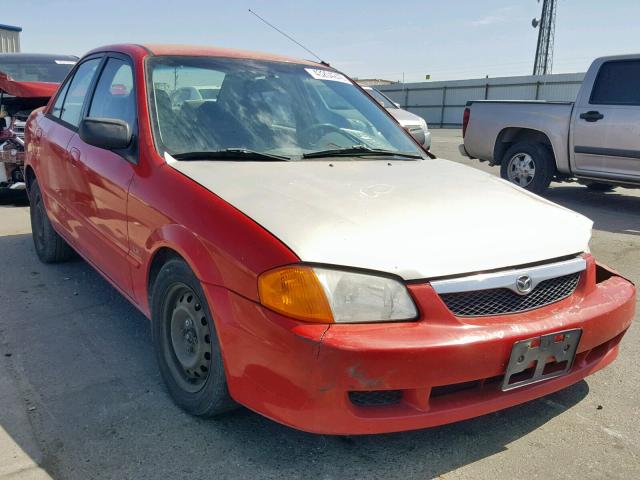 JM1BJ2223Y0289483 - 2000 MAZDA PROTEGE DX RED photo 1