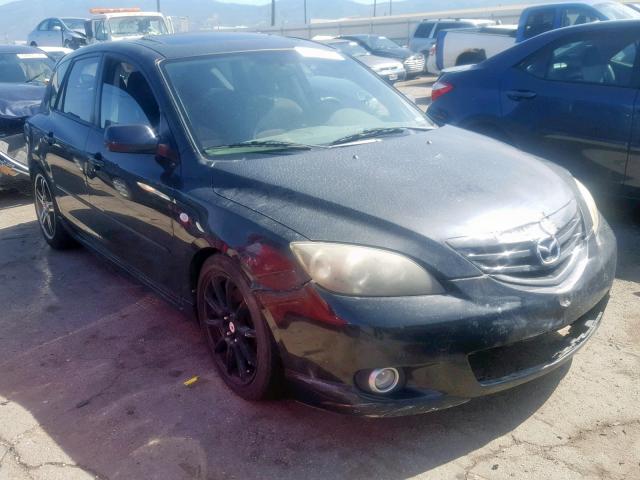 JM1BK343451260203 - 2005 MAZDA 3 HATCHBAC BLACK photo 1