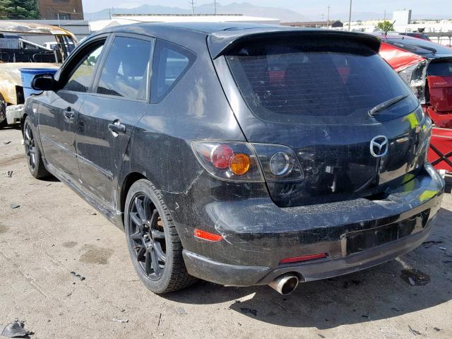 JM1BK343451260203 - 2005 MAZDA 3 HATCHBAC BLACK photo 3