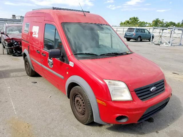 NM0LS7DN6AT021633 - 2010 FORD TRANSIT CO RED photo 1