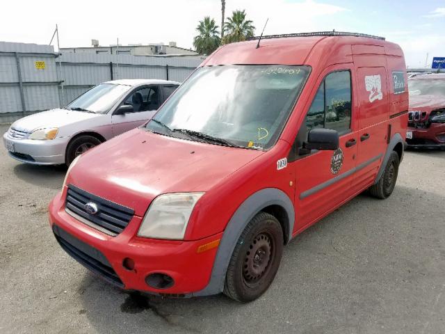 NM0LS7DN6AT021633 - 2010 FORD TRANSIT CO RED photo 2