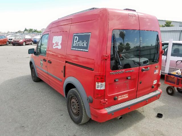 NM0LS7DN6AT021633 - 2010 FORD TRANSIT CO RED photo 3