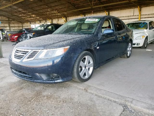 YS3FB49Y981140468 - 2008 SAAB 9-3 2.0T BLUE photo 2