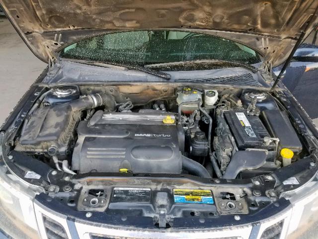 YS3FB49Y981140468 - 2008 SAAB 9-3 2.0T BLUE photo 7