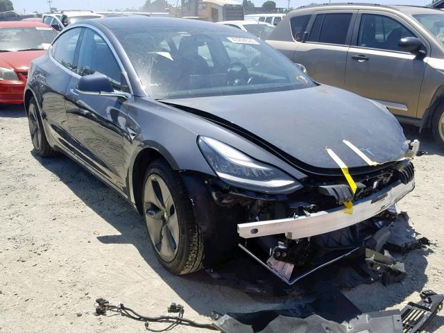 5YJ3E1EB3JF113765 - 2018 TESLA MODEL 3 CHARCOAL photo 1