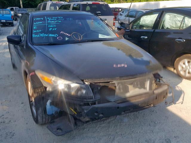 1HGCS12869A013232 - 2009 HONDA ACCORD EXL BLACK photo 1