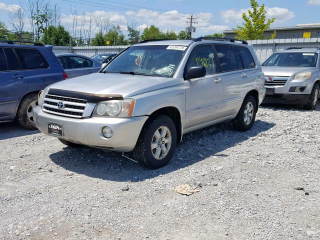 JTEHF21A510013778 - 2001 TOYOTA HIGHLANDER SILVER photo 2