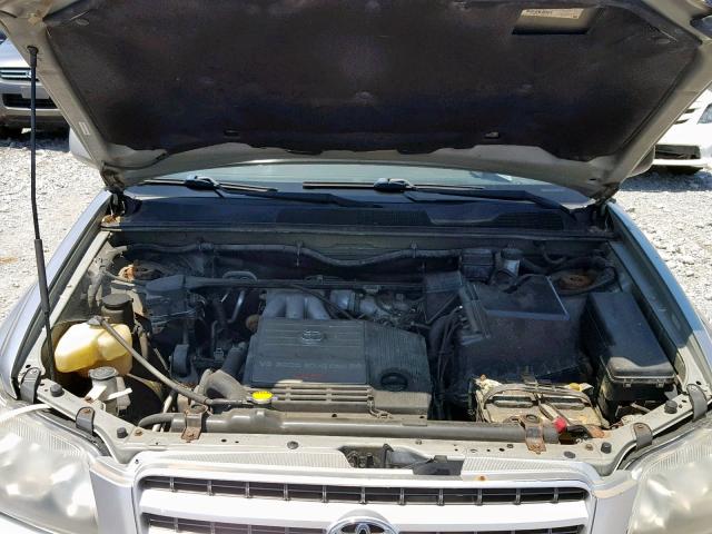 JTEHF21A510013778 - 2001 TOYOTA HIGHLANDER SILVER photo 7