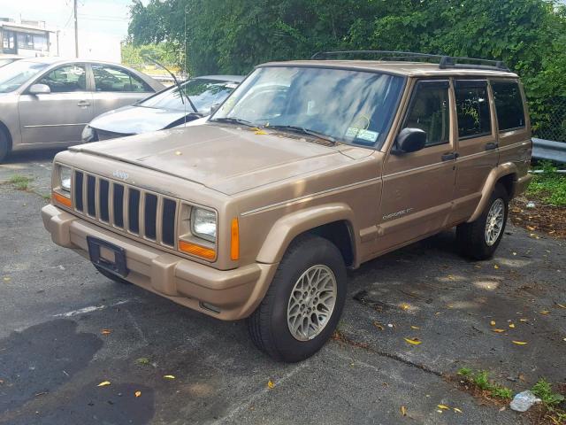 1J4FF78S8XL547236 - 1999 JEEP CHEROKEE L GOLD photo 2