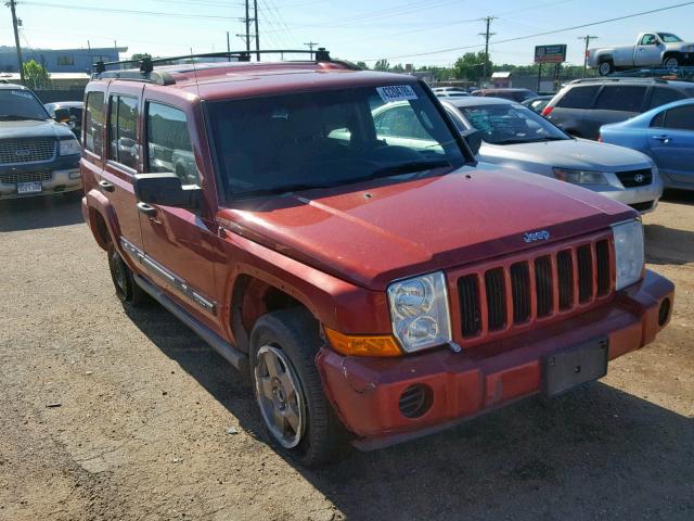 1J8HG48K36C206117 - 2006 JEEP COMMANDER RED photo 1