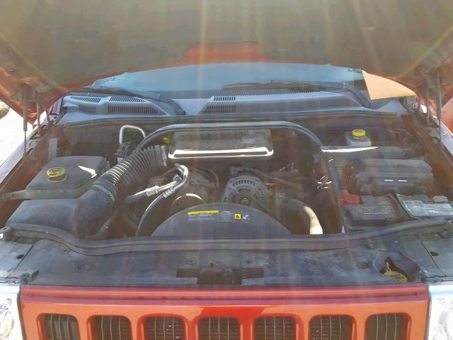 1J8HG48K36C206117 - 2006 JEEP COMMANDER RED photo 7