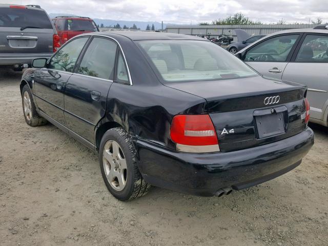 WAUDH68D11A081684 - 2001 AUDI A4 2.8 QUA BLACK photo 3