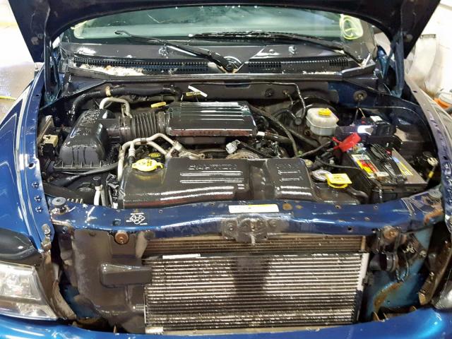 1B4HS48N12F125008 - 2002 DODGE DURANGO SL BLUE photo 7