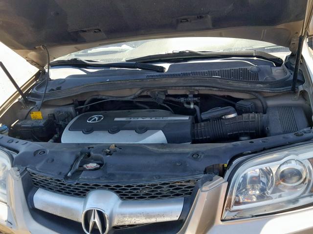 2HNYD18665H540777 - 2005 ACURA MDX TOURIN GOLD photo 7