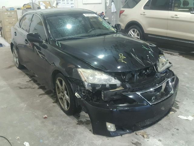 JTHBE262385017905 - 2008 LEXUS IS 350 BLACK photo 1