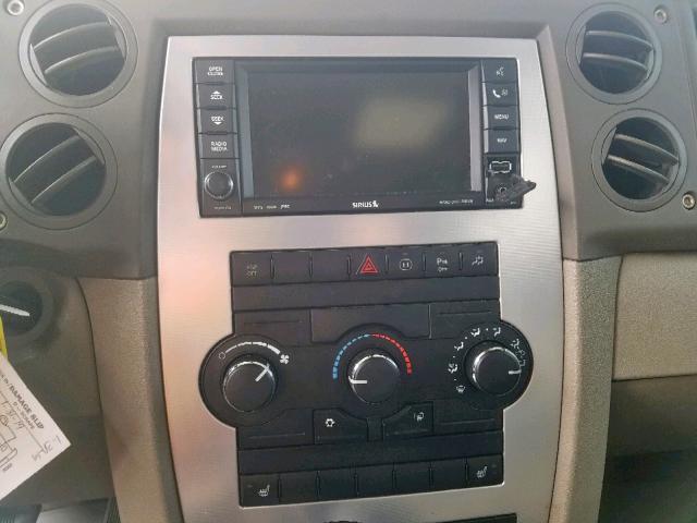 1J8HG48K48C100682 - 2008 JEEP COMMANDER BURGUNDY photo 9