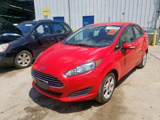 3FADP4BJXFM187768 - 2015 FORD FIESTA SE RED photo 2