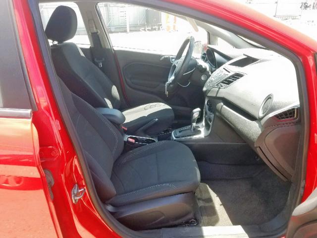 3FADP4BJXFM187768 - 2015 FORD FIESTA SE RED photo 5